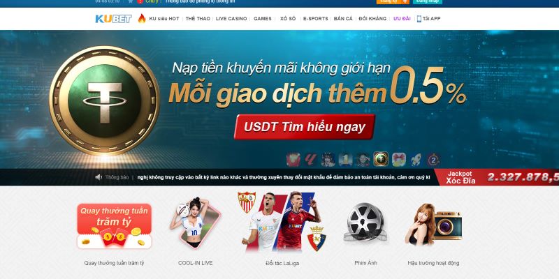 Trang chủ chính thức của Kubet